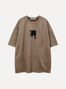 Teeonvi Star Pattern Suede Tee